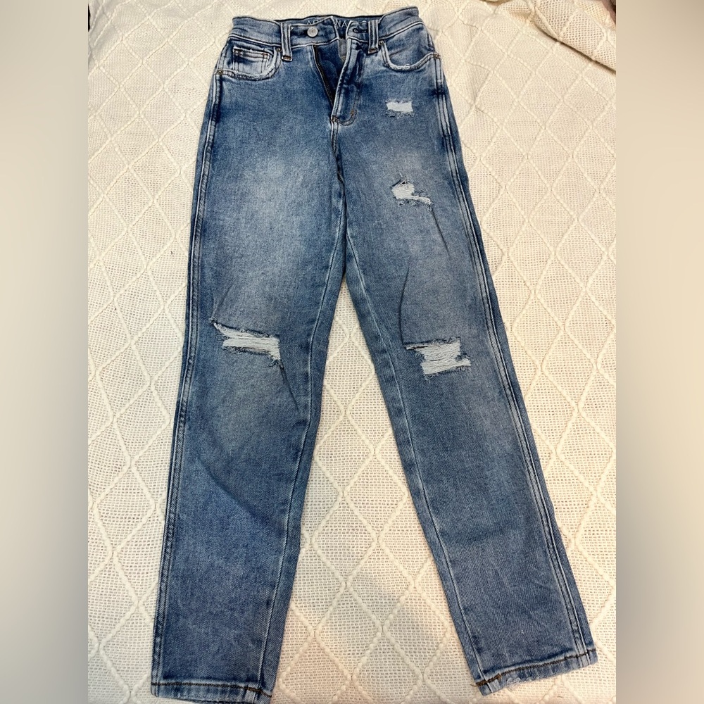Arizona Jean Company Faded Denim Jeans